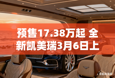 预售17.38万起 全新凯美瑞3月6日上市 预售17.38万起 全新凯美瑞3月6日上市