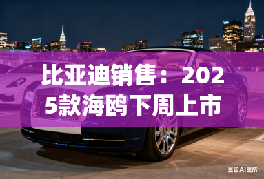 比亚迪销售:2025款海鸥下周上市!增360°全景影像 比亚迪销售:2025款海鸥下周上市!增360°全景影像