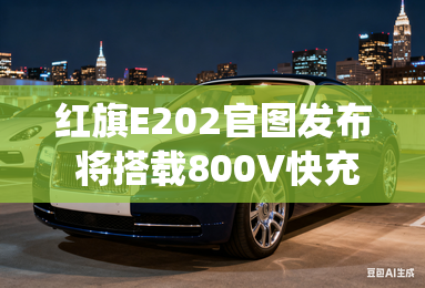 红旗e202官图发布 将搭载800v快充系统